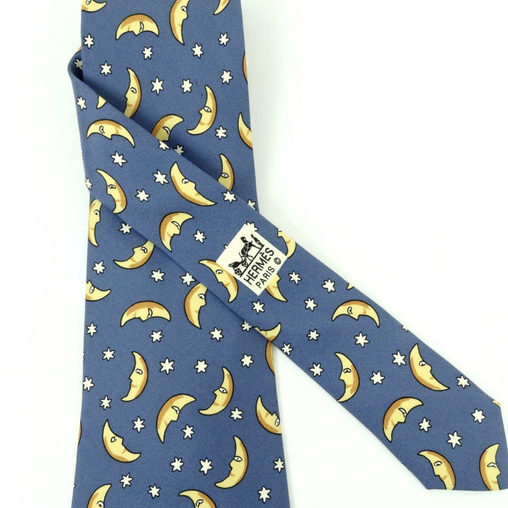 Cravatta Hermes lune stelle
