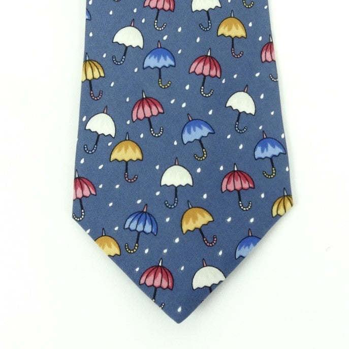 Cravatta Hermes ombrelli colorati