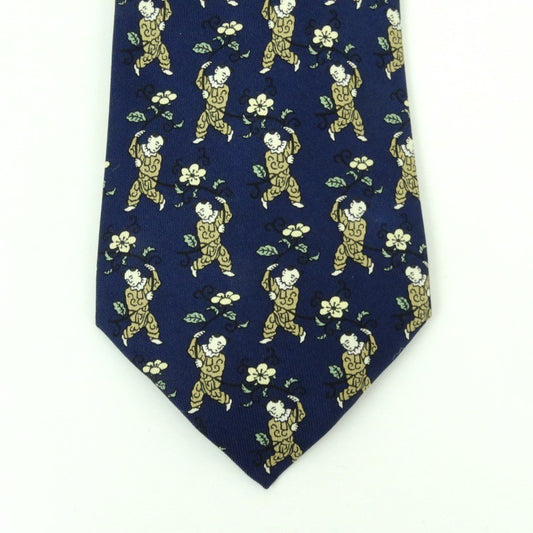 Cravatta Hermes omino fiore