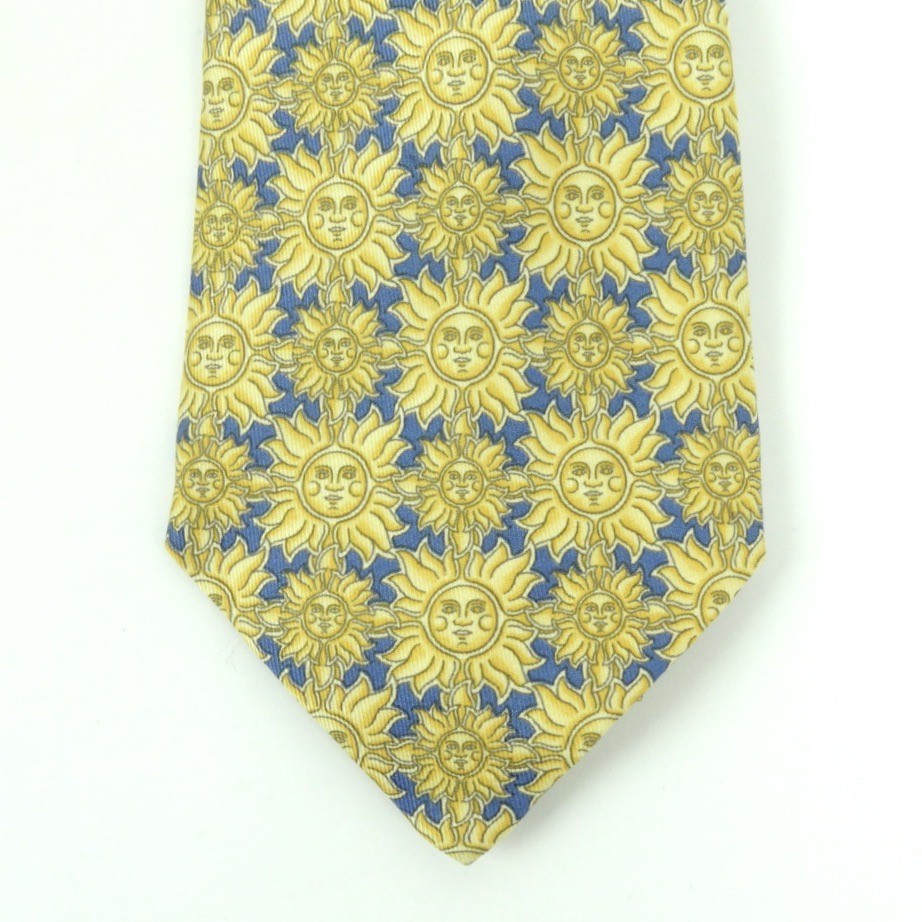 Cravatta Hermes soli gialli