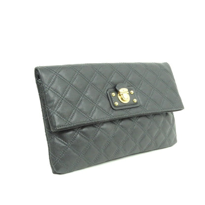MARC JACOBS Pochette matelassé grigia