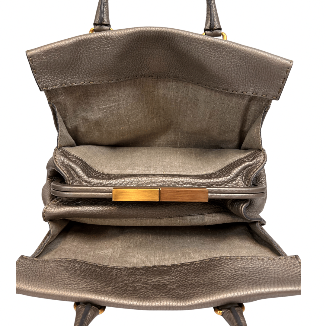 Borsa due outlet manici fendi