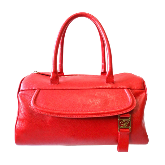 BLUMARINE Borsa bauletto rossa