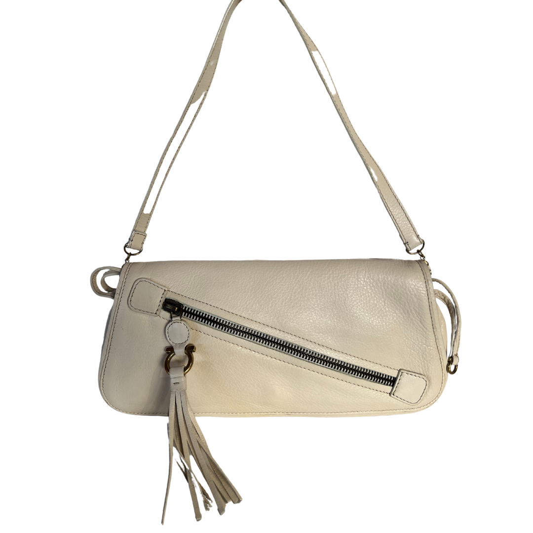 Salvatore Ferragamo borsa bianca
