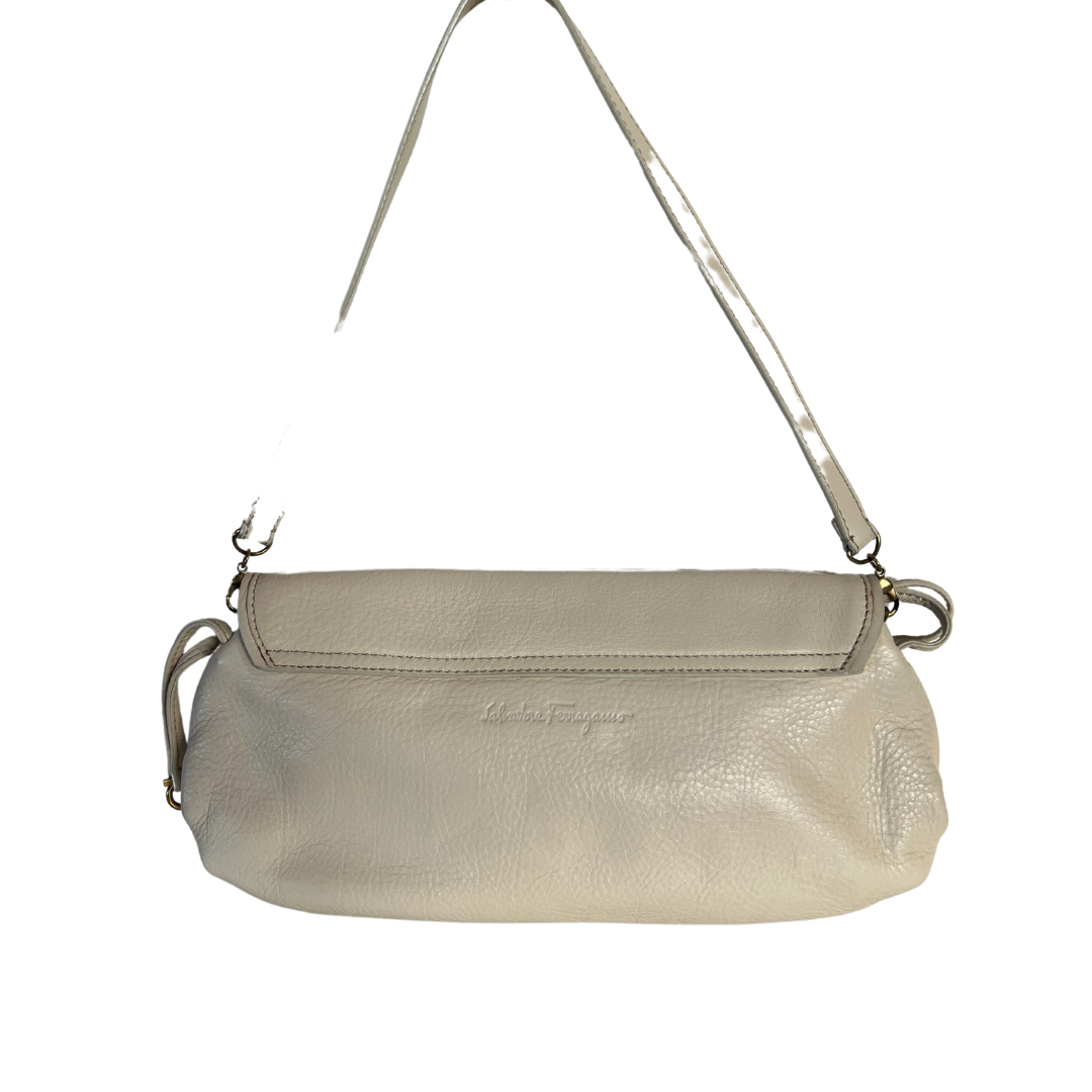 Salvatore Ferragamo borsa bianca