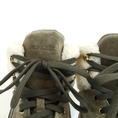 MONCLER Scarponcino in camoscio tortora