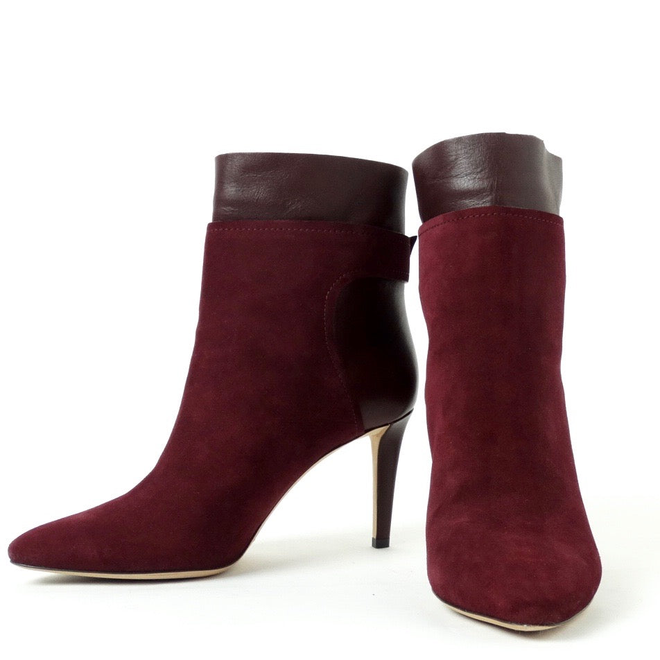 SCARPE TRONCHETTO JIMMY CHOO BORDEAUX