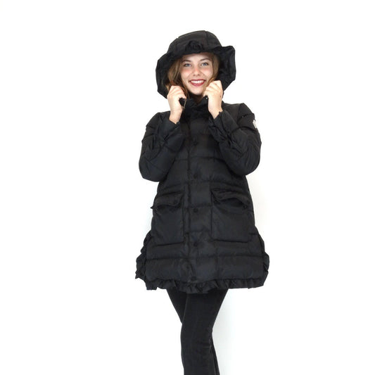 Piumino Moncler nero opaco